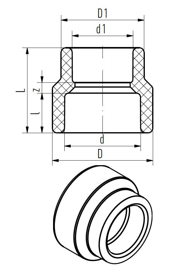 Réduction F/F (red) - SDR 7,4
