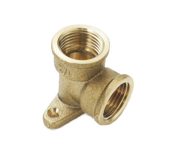 Muurplaat bocht gelijk FF